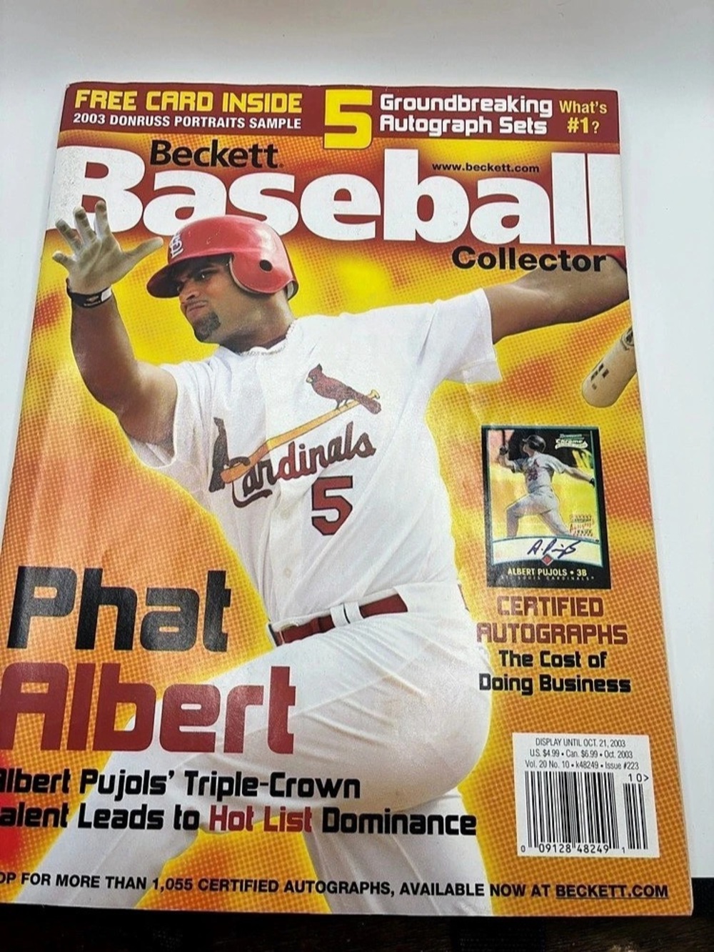 Beckett Baseball Collector October 2003 Issue #223